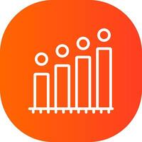 Graphs Creative Icon Design vector