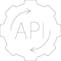 API Creative Icon Design vector