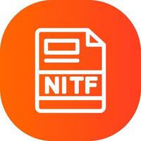 NITF Creative Icon Design vector