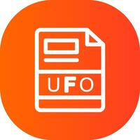 UFO Creative Icon Design vector