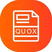 QUOX Creative Icon Design vector