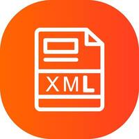 XML Creative Icon Design vector