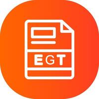 EGT Creative Icon Design vector