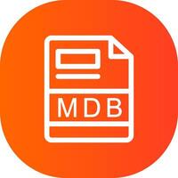 MDB Creative Icon Design vector