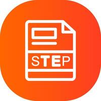 STEP Creative Icon Design vector