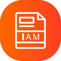 IAM Creative Icon Design vector