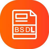 BSDL Creative Icon Design vector