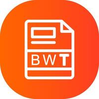 bwt creativo icono diseño vector