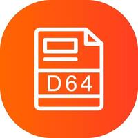 D64 Creative Icon Design vector