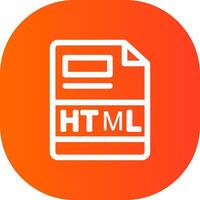 HTML Creative Icon Design vector