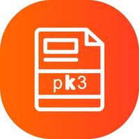 pk3 Creative Icon Design vector