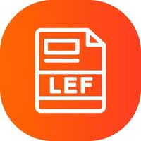 LEF Creative Icon Design vector