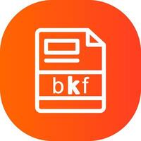 bkf Creative Icon Design vector