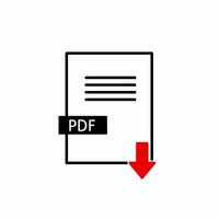 archivo pdf icono vector