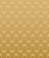 Gold background with abstract floral elements. Vector illustration