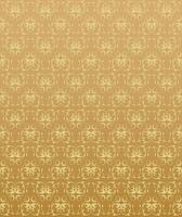 Gold background with abstract floral elements. Vector illustration