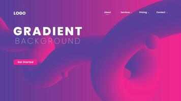 fluid gradient background, background for business, landing page, banner, digital illustration, fluid abstract background design, trending background design vector