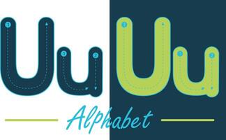 Alphabet typescript English letter vector design