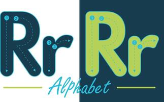 Alphabet typescript English letter vector design