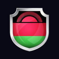 malawi plata proteger bandera icono vector