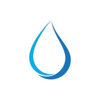 Water drop logo vector