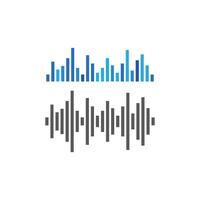 soundwave music icon vector