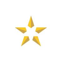 estrella logo icono vector