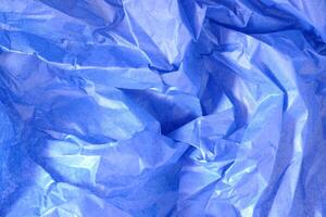 Abstract Bright Colored Crumpled Tissue Paper Texture Background photo