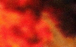 Grainy red, orange, and black colors gradient background with noise or grunge texture effect. Abstract dark grainy color gradient. Grunge texture background. Grainy dark background. Copy space. photo