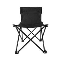 folding chair in black color photo