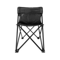 folding chair in black color photo