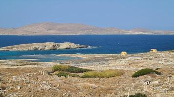 Delos Island, a jewel in the Aegean Sea, holds rich mythological and archaeological significance photo