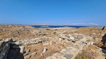 Delos Island, a jewel in the Aegean Sea, holds rich mythological and archaeological significance photo