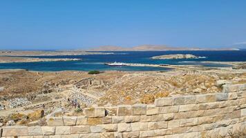 Delos Island, a jewel in the Aegean Sea, holds rich mythological and archaeological significance photo