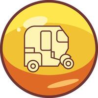 Tuk Tuk Vector Icon