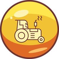 icono de vector de tractor