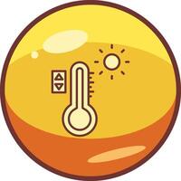 Temperature Control Vector Icon