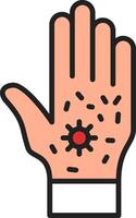 Dirty Hand Vector Icon