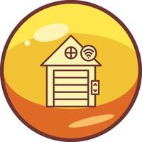 Smart Garage Vector Icon