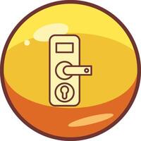 Door Lock Vector Icon