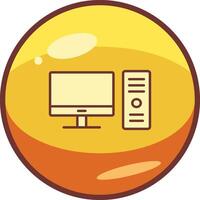 Computer Vector Icon