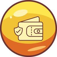 Wallet Secure Vector Icon