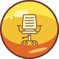 Office Chair Vector Icon