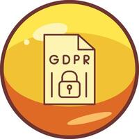 gdpr vector icono