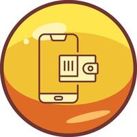 Mobile Wallet Vector Icon