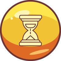 icono de vector de reloj de arena