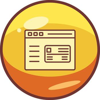 Web Payment Vector Icon