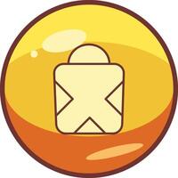 icono de vector de bolsa de compras