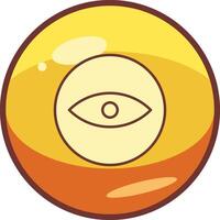 icono de vector de ojo