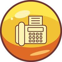 Fax Machine Vector Icon